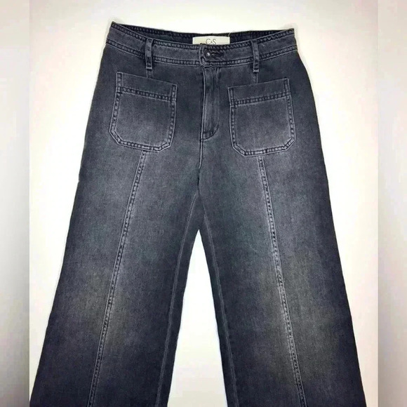 C&S By Cloth&Stone Women’s Wide Leg front pockets Pants Size- 24 - Picture 2 of 11